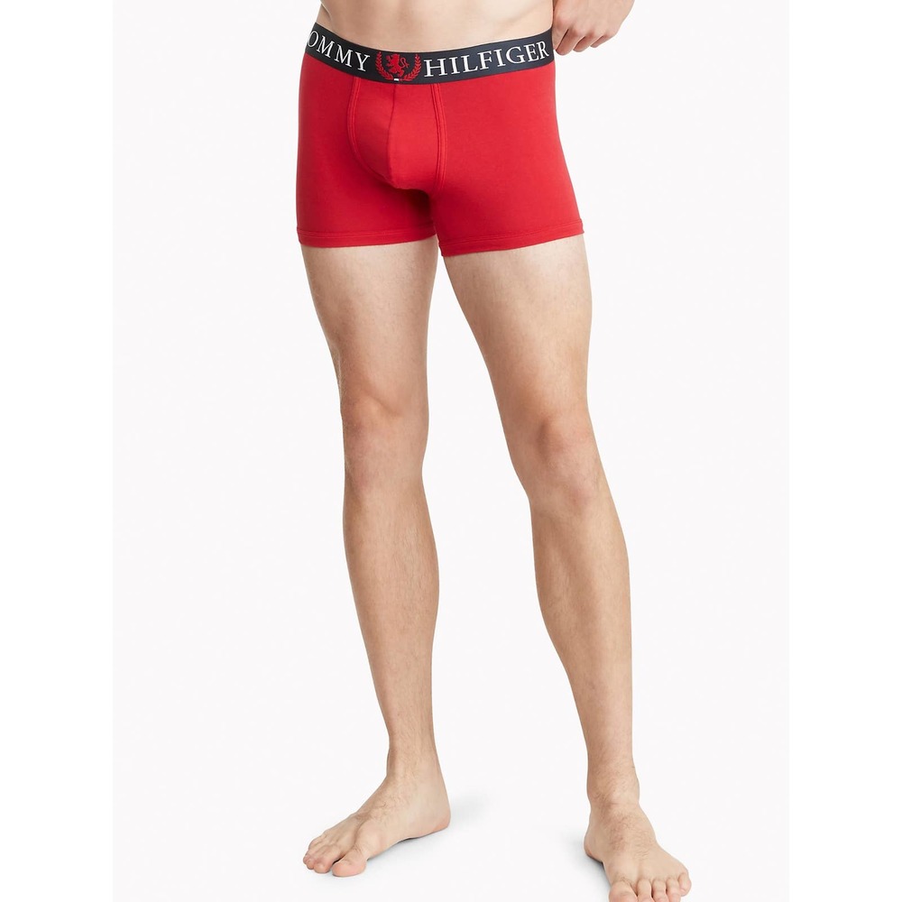 Men's Tommy Hilfiger Authentic Boxer Trunk Single Underwear 09T4066 Red S